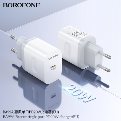 Borofone BA99A Cargador PD20W (1C) Borofone BA99A Cargador PD20W (1C)