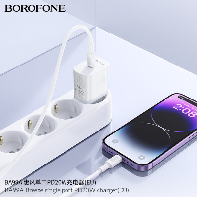 Borofone BA99A Cargador PD20W (1C) Borofone BA99A Cargador PD20W (1C)