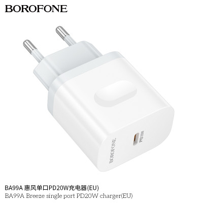 Borofone BA99A Cargador PD20W (1C) Borofone BA99A Cargador PD20W (1C)