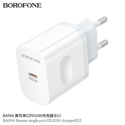 Borofone BA99A Cargador PD20W (1C) Borofone BA99A Cargador PD20W (1C)