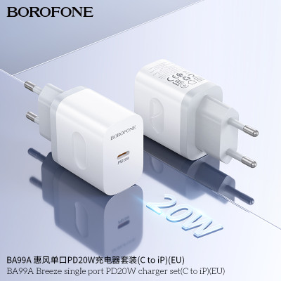 Borofone BA99A Cargador PD20W (C-iP) Borofone BA99A Cargador PD20W (C-iP)