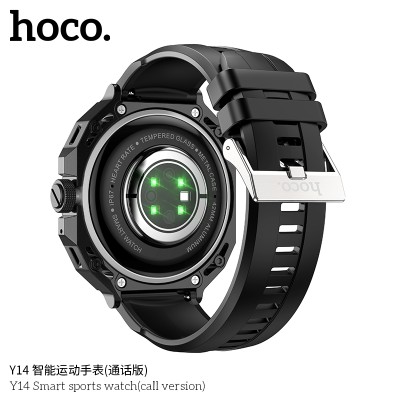 Hoco Y14 Reloj Deportivo Inteligente (Versión De Llamada) Color: Blanco/Negro 2 En 1