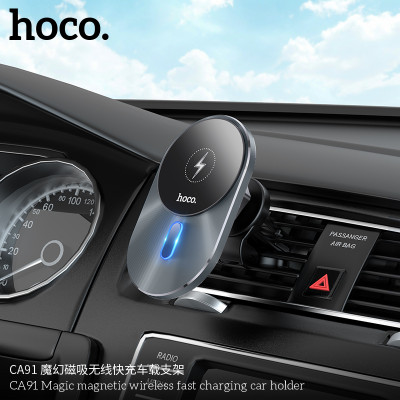 Hoco. CA91 Soporte Coche Carga Inalmabrico (Aire) Hoco. CA91 Soporte Coche Carga Inalmabrico (Aire)