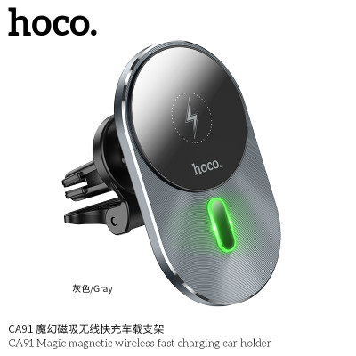 Hoco. CA91 Soporte Coche Carga Inalmabrico (Aire) Hoco. CA91 Soporte Coche Carga Inalmabrico (Aire)
