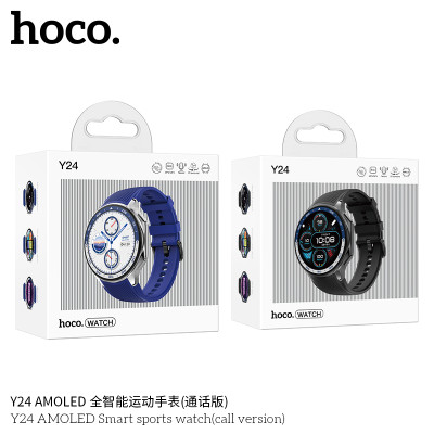 Hoco. Y24 Reloj inteligente AMOLED (Llamada) Hoco. Y24 Reloj inteligente AMOLED (Llamada)
