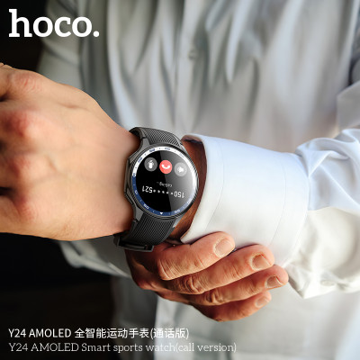 Hoco. Y24 Reloj inteligente AMOLED (Llamada) Hoco. Y24 Reloj inteligente AMOLED (Llamada)