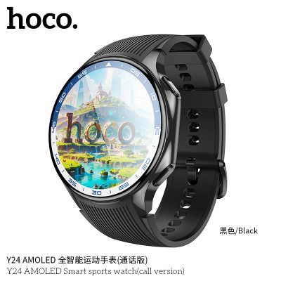 Hoco. Y24 Reloj inteligente AMOLED (Llamada) Hoco. Y24 Reloj inteligente AMOLED (Llamada)