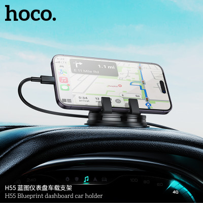 Hoco. H55 Soporte Coche (Pegar) Hoco. H55 Soporte Coche (Pegar)