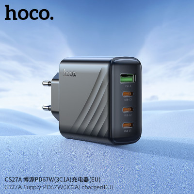 Hoco. CS27A Cargador PD67W (3C1A) Hoco. CS27A Cargador PD67W (3C1A)