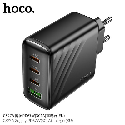 Hoco. CS27A Cargador PD67W (3C1A) Hoco. CS27A Cargador PD67W (3C1A)