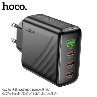 Hoco. CS27A Cargador PD67W (3C1A) Hoco. CS27A Cargador PD67W (3C1A)