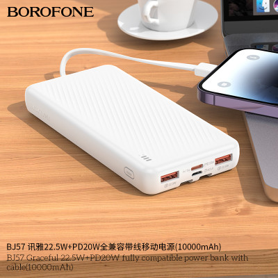 Borofone. BJ57 Power Bank 22.5W+20W (10000mAh) Borofone. BJ57 Power Bank 22.5W+20W (10000mAh)
