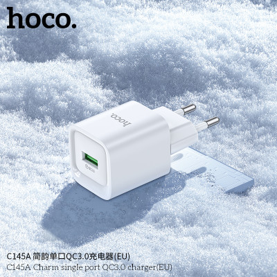 Hoco C145A Cargador 18W QC3.0 (1A)