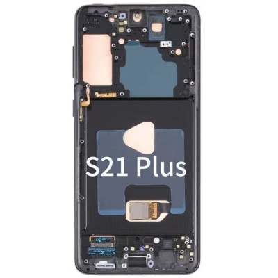 Pantalla Completa Original Servicepack Para Samsung S21 Plus G996 Con Marco Negro