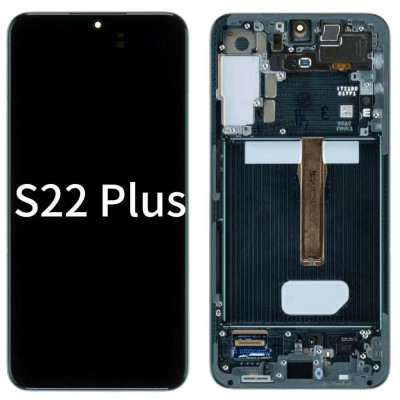 Pantalla Completa Original Servicepack Para Samsung S22 Plus S906 Con Marco Verde