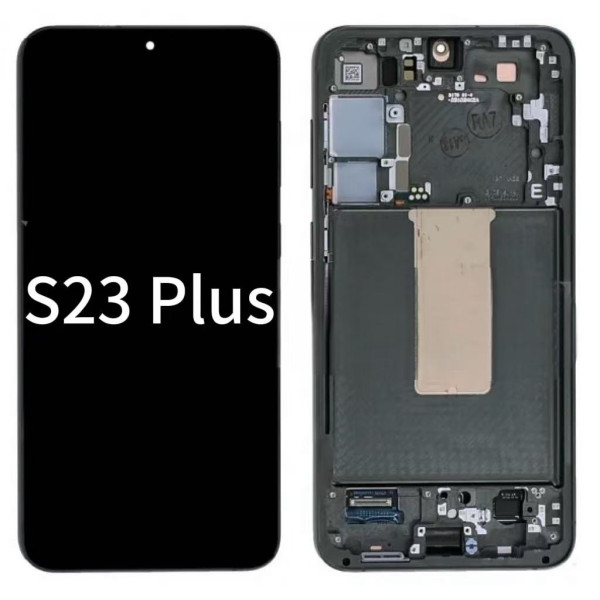 Pantalla Completa Original Servicepack Para Samsung S23 Plus S916 Con Marco Verde