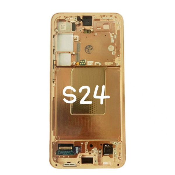 Pantalla Completa Original Servicepack Para Samsung Galaxy S24 (SM-S921B) Con Marco AMARILLO