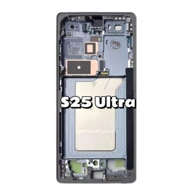 Pantalla Completa Original Servicepack Para Samsung S25 Ultra /S938 Con Marco Gris