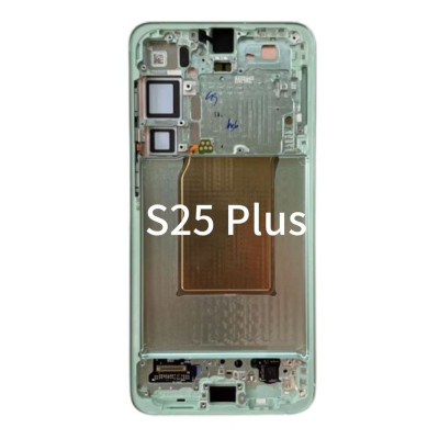 Pantalla Completa Original Servicepack Para Samsung S25 Plus /S936 Con Marco Verde