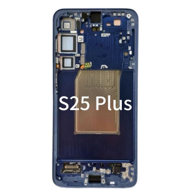 Pantalla Completa Original Servicepack Para Samsung S25 Plus /S936 Con Marco Azul