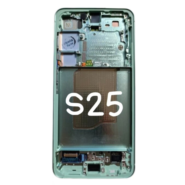 Pantalla Completa Original Servicepack Para Samsung S25 /S931 Con Marco Verde