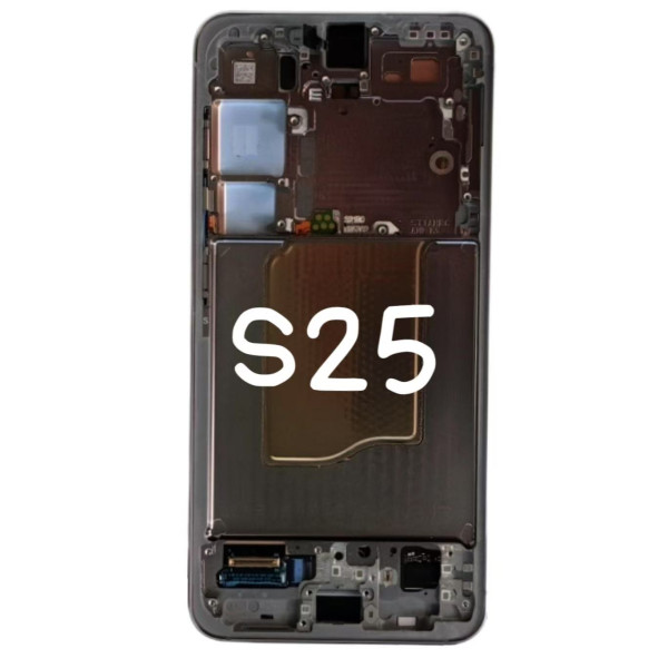 Pantalla Completa Original Servicepack Para Samsung S25 /S931 Con Marco Negro