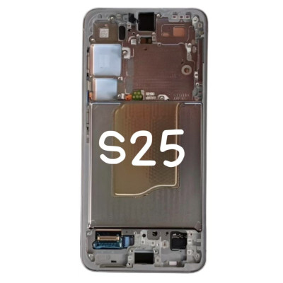 Pantalla Completa Original Servicepack Para Samsung S25 /S931 Con Marco Gris