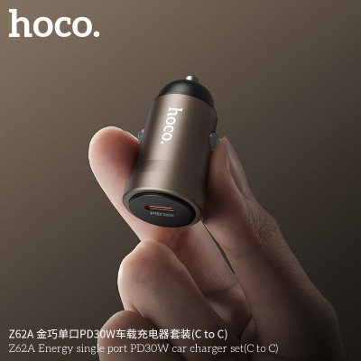 Hoco. Z62A Cargador Coche 30W (C-C）