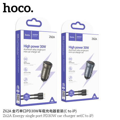Hoco. Z62A Cargador Coche 30W (C-iP）