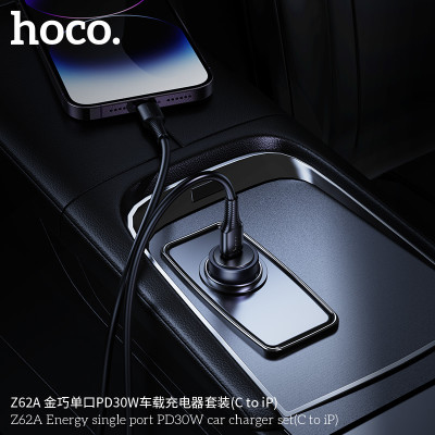 Hoco. Z62A Cargador Coche 30W (C-iP）