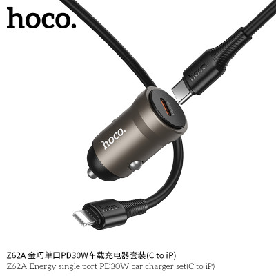 Hoco. Z62A Cargador Coche 30W (C-iP）