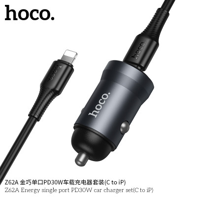 Hoco. Z62A Cargador Coche 30W (C-iP）