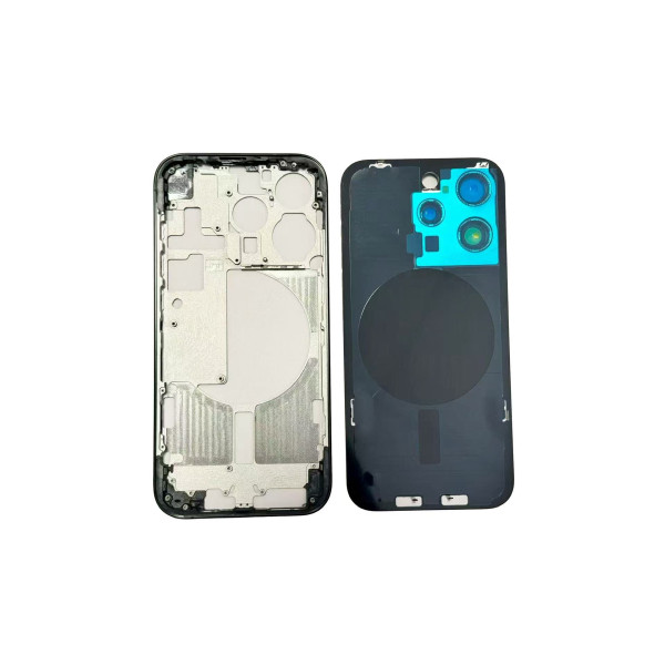 Chasis Con Tapa Trasera Para Iphone 15 Pro Negro