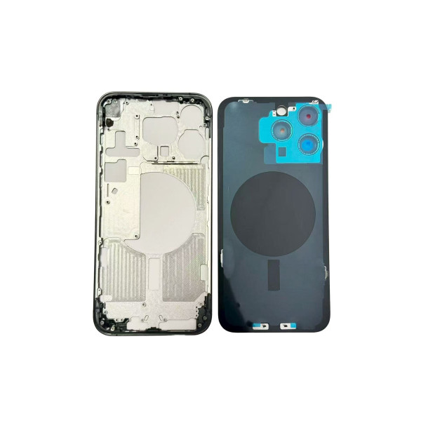 Chasis Con Tapa Trasera Para Iphone 15 Pro Max Azul