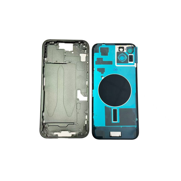 Chasis Con Tapa Trasera Para Iphone 15 Plus Negro