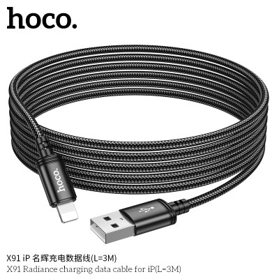 Hoco X91 Cable De Datos De Carga Radiance Para Ip L3M