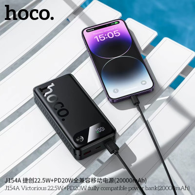 Hoco. J154A Power Bank 22.5W (20000mAh) Hoco. J154A Power Bank 22.5W (20000mAh)