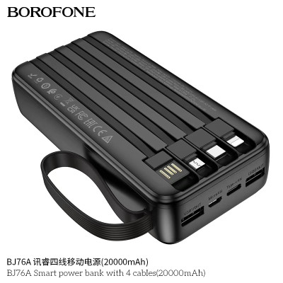 Borofone BJ76A Power Bank Con Cable Borofone BJ76A Power Bank Con Cable