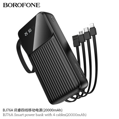 Borofone BJ76A Power Bank Con Cable Borofone BJ76A Power Bank Con Cable