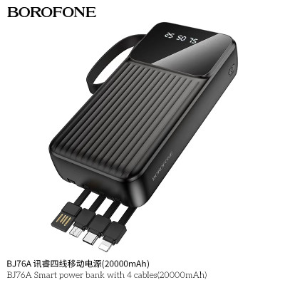 Borofone BJ76A Power Bank Con Cable Borofone BJ76A Power Bank Con Cable