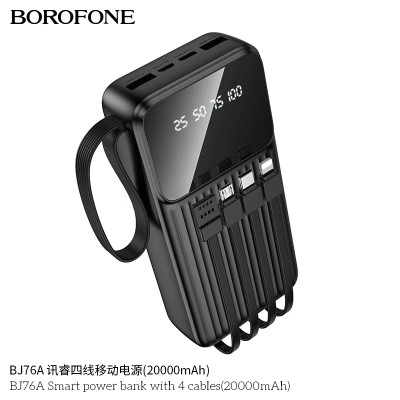 Borofone BJ76A Power Bank Con Cable Borofone BJ76A Power Bank Con Cable