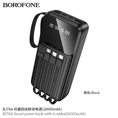 Borofone BJ76A Power Bank Con Cable Borofone BJ76A Power Bank Con Cable
