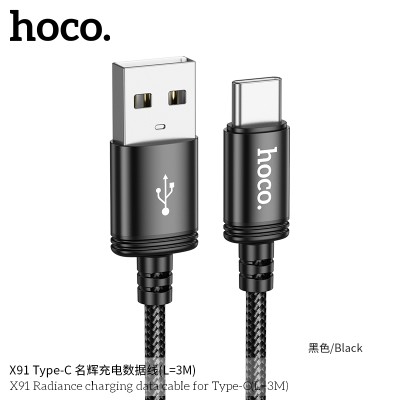 Hoco X91 Cable De Datos De Carga Radiance Para Tipo C L3M