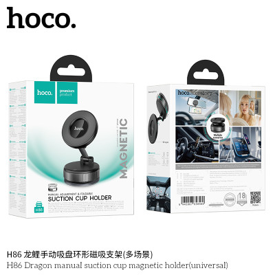 Hoco. H86 Soporte Magnetico Manual (Ventosa)