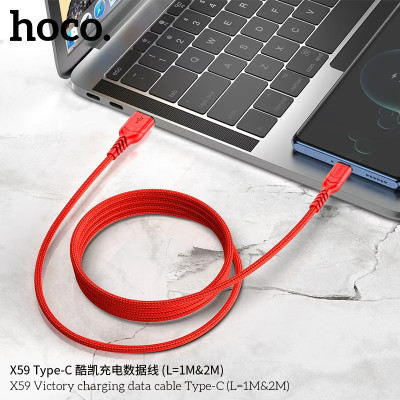Hoco. X59 Cable Carga/Datos (USB-C) 2M Hoco. X59 Cable Carga/Datos (USB-C) 2M
