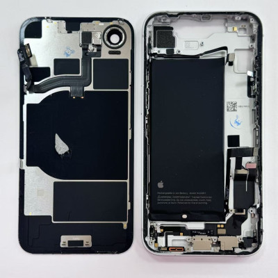 Chasis De Desmontaje Original Para Iphone 16E Blanco
