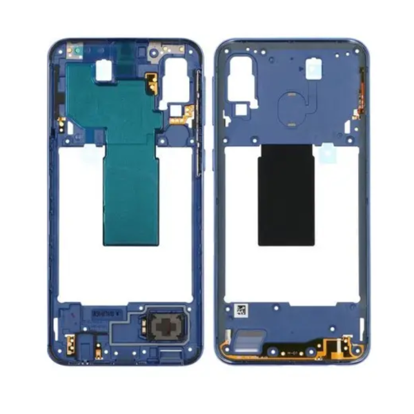 Chasis De Intermedio Para Samsung A40 /A405 Azul