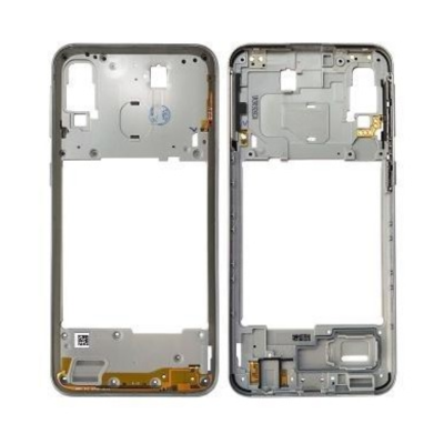 Chasis De Intermedio Para Samsung A40 /A405 Plata
