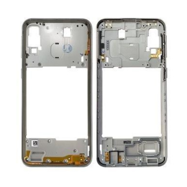 Chasis De Intermedio Para Samsung A40 /A405 Plata