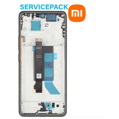 Pantalla Completa Original Servicepack Para Redmi Note 14 Pro 5G Con Marco Verde/Azul